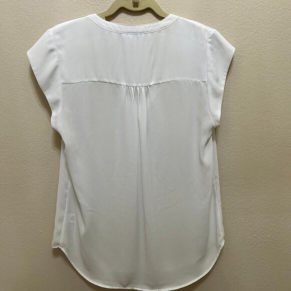 DR2 - White V Neck Blouse - Size M - Picture 2 of 2
